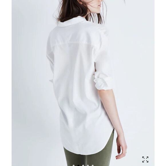 Madewell Draper Oversized Boyshirt - Picture 2 of 9
